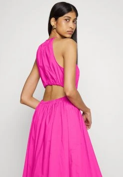 MICHAEL Michael Kors Damen HALTER MIDI DRESS - Freizeitkleid - Cerise 12 MICHAEL Michael Kors Damen HALTER MIDI DRESS - Freizeitkleid - Cerise -Michael Kors Verkäufe 65949d24334b47ee88b745780c1ae330