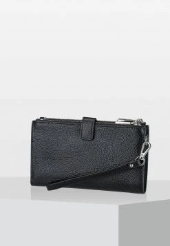 MICHAEL Michael Kors Damen JET SET DOUBLEZIP WRISTLET - Clutch - Black -Michael Kors Verkäufe 67d4e811ba4543fa86455a149885a608