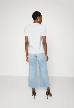 MICHAEL Michael Kors Damen SEQN LOGO TEE - T-Shirt Print - White -Michael Kors Verkäufe 68977cd12311424b9cca96497b78c408