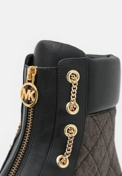 MICHAEL Michael Kors Damen RIDLEY FLAT BOOTIE - Stiefelette - Black/brown -Michael Kors Verkäufe 6a00d20c16d043469fa946224bc87913