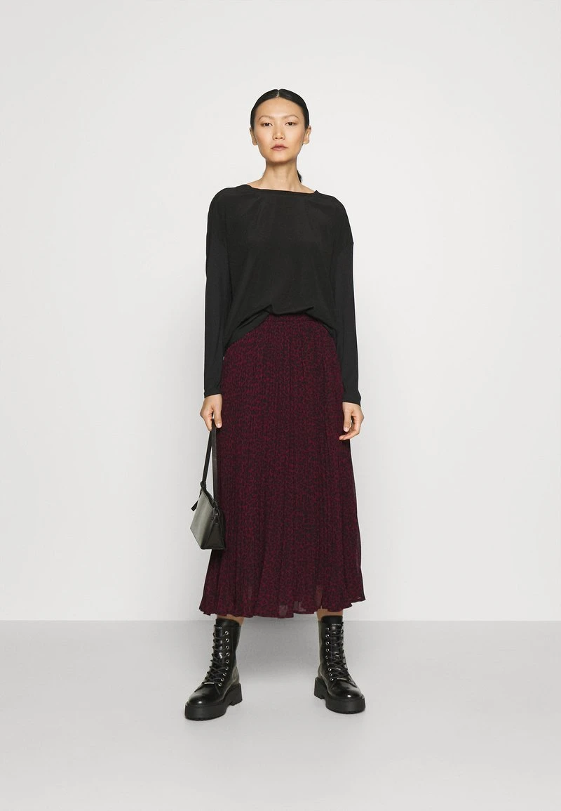 MICHAEL Michael Kors Damen PLEATED SKIRT - A-Linien-Rock - Dark Ruby 4 MICHAEL Michael Kors Damen PLEATED SKIRT - A-Linien-Rock - Dark Ruby – Bild 2