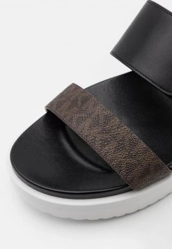 MICHAEL Michael Kors Damen BO SLIDE - Pantolette Flach - Black -Michael Kors Verkäufe 6bed9ff8e7164930a7fd430f4a299287