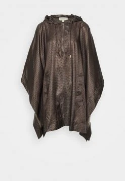 MICHAEL Michael Kors Damen ANORAK - Cape - Chocolate -Michael Kors Verkäufe 6c5715b492d84b55843e582a05f40fec