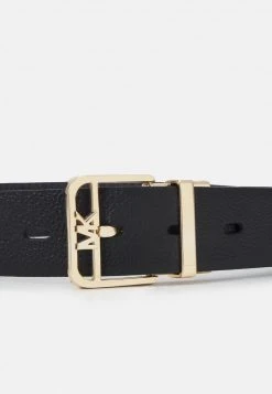 MICHAEL Michael Kors Damen REVERSIBLE BELT - Gürtel - Black/gold-coloured -Michael Kors Verkäufe 6dbeb5882a7b41ab95b814a4ae3e2cc8