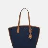 MICHAEL Michael Kors Damen JANE - Shopping Bag - Navy Multi -Michael Kors Verkäufe 6ded9a6217c14c7ab65bed2f48453525