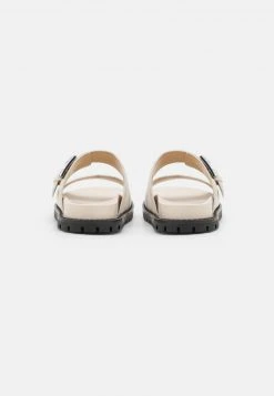 MICHAEL Michael Kors Damen GISELLE SLIDE - Pantolette Flach - Light Cream -Michael Kors Verkäufe 6e3b211dd37141848e0253ec5d48ddc9