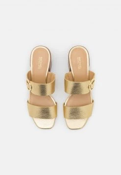 MICHAEL Michael Kors Damen SUMMER MID - Pantolette Hoch - Pale Gold -Michael Kors Verkäufe 6e7431c3cd584a01ab55468ebf8eb592