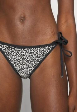 MICHAEL Michael Kors Damen MINI LEOPARD SIDE TIE BOTTOM - Bikini-Hose - Black -Michael Kors Verkäufe 6e76adc5ff4841e7a51e3cb30df4631d