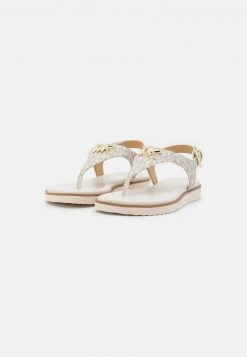 MICHAEL Michael Kors Damen JILLY FLAT - Zehentrenner - Vanilla -Michael Kors Verkäufe 702fd6006fa74241806061c06fcf5ebb