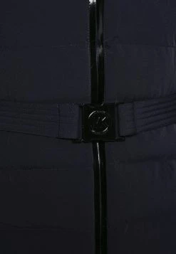 MICHAEL Michael Kors Damen ZIP FRONT STRETCH SHORT - Winterjacke - Navy -Michael Kors Verkäufe 71e3cb716cba40449b8c334686421f0c