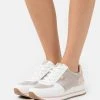 MICHAEL Michael Kors Damen MONIQUE TRAINER - Sneaker Low - White/gold -Michael Kors Verkäufe 71f31a7d9d41423b9c3fc0d8b1b57ae7