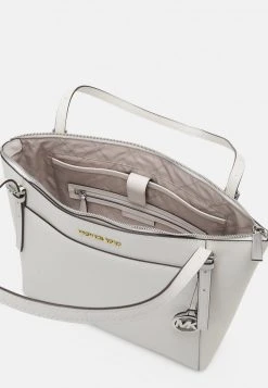 MICHAEL Michael Kors Damen VOYAGER TOTE - Handtasche - Optic White -Michael Kors Verkäufe 72adfd57fae6469f8d9e808a364178d6