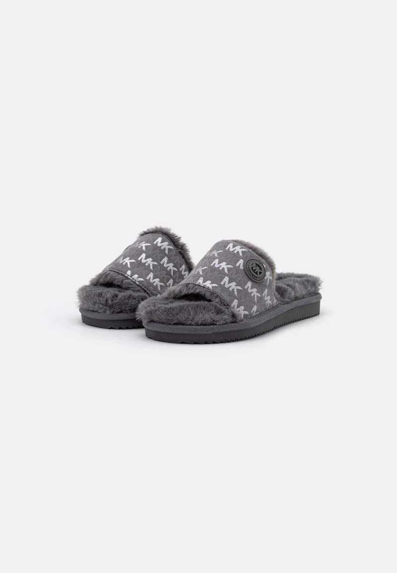 MICHAEL Michael Kors Damen JANIS SLIDE - Hausschuh - Heather Grey 5 MICHAEL Michael Kors Damen JANIS SLIDE - Hausschuh - Heather Grey – Bild 3