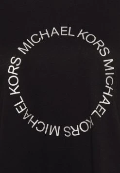 MICHAEL Michael Kors Damen BUNGEE LOGO TEE - T-Shirt Print - Black -Michael Kors Verkäufe 7358d330773c40db8e212692a099e60d