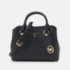 MICHAEL Michael Kors Damen EDITH SATCHEL - Handtasche - Black -Michael Kors Verkäufe 73ce6d2c92604e3195b5a01b20c1c702
