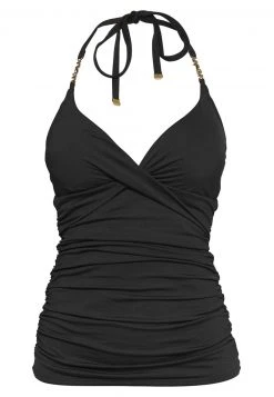 MICHAEL Michael Kors Damen SOLID LOGO CHAIN TANKINI - Bikini-Top - Black -Michael Kors Verkäufe 73dc2d74d3aa4bf28c885b5178fb88d9