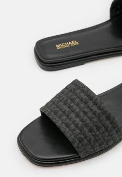 MICHAEL Michael Kors Damen SADLER SLIDE - Pantolette Flach - Black -Michael Kors Verkäufe 75a04e10ab6645cb857df3096140f12a