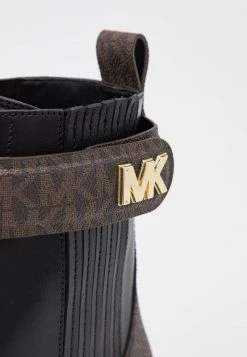 MICHAEL Michael Kors Damen STARK BOOTIE - Schnürstiefelette - Black/brown -Michael Kors Verkäufe 76d54f4f18f748c790a10a633957132e