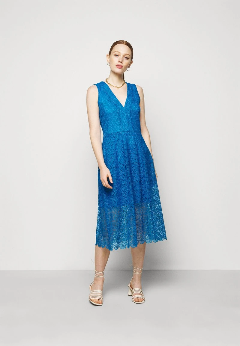 MICHAEL Michael Kors Damen MIDI DRESS - Cocktailkleid/festliches Kleid - Bright Cyan Blue 4 MICHAEL Michael Kors Damen MIDI DRESS - Cocktailkleid/festliches Kleid - Bright Cyan Blue – Bild 2