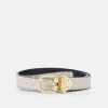MICHAEL Michael Kors Damen REVERSIBLE BELT - Gürtel - Navy/gold-coloured -Michael Kors Verkäufe 7812d520ac03486d8c3b1b4683d1c29e