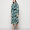 MICHAEL Michael Kors Damen FLORAL KATE - Blusenkleid - Limeade -Michael Kors Verkäufe 78b0889ad5f9433fb21ea9b83e97c636