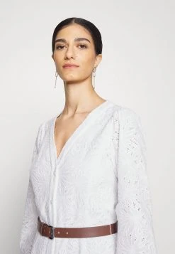 MICHAEL Michael Kors Damen PALM EYELET KATE DRESS - Blusenkleid - White 12 MICHAEL Michael Kors Damen PALM EYELET KATE DRESS - Blusenkleid - White -Michael Kors Verkäufe 7bfb696f210d4d1db67f3dc9bec36eda
