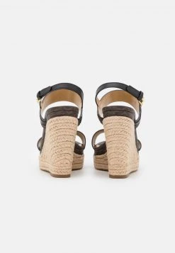 MICHAEL Michael Kors Damen FARRAH WEDGE - Plateausandalette - Brown/black 12 MICHAEL Michael Kors Damen FARRAH WEDGE - Plateausandalette - Brown/black -Michael Kors Verkäufe 7ccd1358717b4a3b924893ee56e97b89