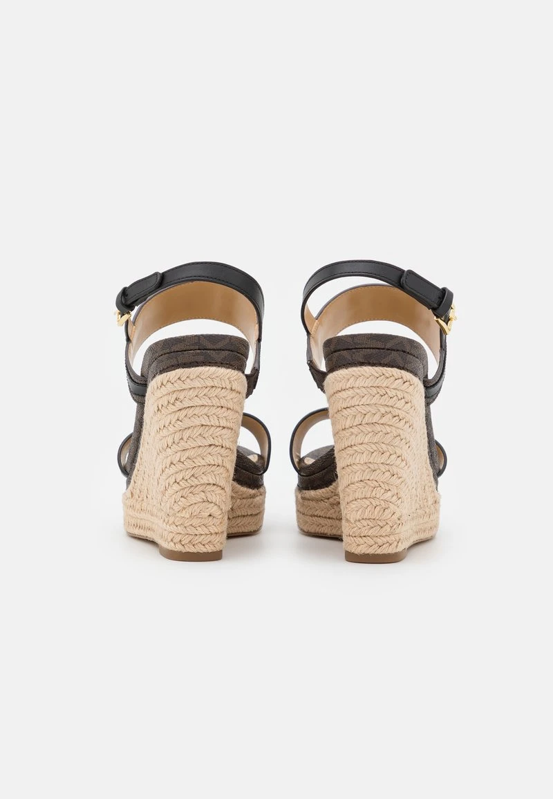 MICHAEL Michael Kors Damen FARRAH WEDGE - Plateausandalette - Brown/black 6 MICHAEL Michael Kors Damen FARRAH WEDGE - Plateausandalette - Brown/black – Bild 4