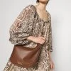 MICHAEL Michael Kors Damen IZZY - Shopping Bag - Brown -Michael Kors Verkäufe 7e950e2c145248cfb1e18dc36b51a2ba