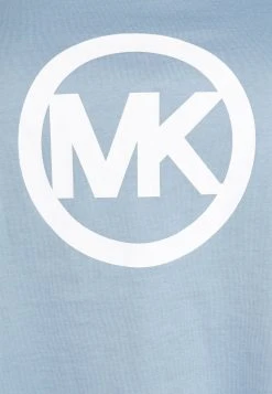 MICHAEL Michael Kors Damen CIRCLE LOGO TEE - T-Shirt Print - Chambray -Michael Kors Verkäufe 7ed3ee4870cd433bb4e71860c4b0ebf5