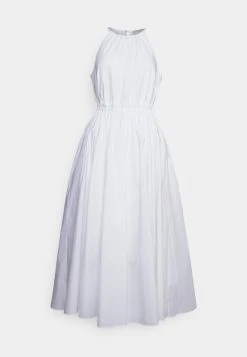 MICHAEL Michael Kors Damen HALTER MIDI DRESS - Freizeitkleid - White -Michael Kors Verkäufe 7f43381bb2524b91bf35f77583872dac