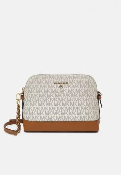 MICHAEL Michael Kors Damen JET CHARM DOME - Umhängetasche - Vanilla/acorn