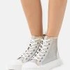 MICHAEL Michael Kors Damen GERTIE - Sneaker High - Silver/platingold