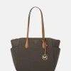 MICHAEL Michael Kors Damen MARILYN TOTE - Handtasche - Brown -Michael Kors Verkäufe 807a37896edb47938ee4d4b717e22622