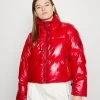 MICHAEL Michael Kors Damen CROPPED METALLIC PUFFER - Winterjacke - Crimson -Michael Kors Verkäufe 80d575945c19441ba2000f0a7b27a16b