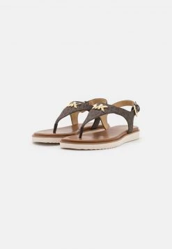 MICHAEL Michael Kors Damen JILLY FLAT - Zehentrenner - Brown -Michael Kors Verkäufe 8228e1c6d6874e8d928d457185807e45