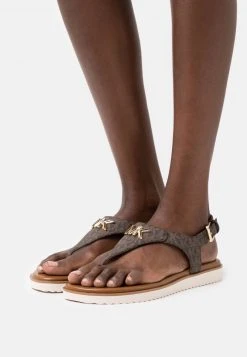 MICHAEL Michael Kors Damen JILLY FLAT - Zehentrenner - Brown