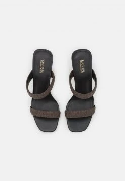 MICHAEL Michael Kors Damen CLARA - Pantolette Hoch - Brown 13 MICHAEL Michael Kors Damen CLARA - Pantolette Hoch - Brown -Michael Kors Verkäufe 834942604add42299dd61103ac37b791