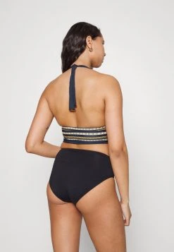 MICHAEL Michael Kors Damen CHAIN BORDER HALTER - Bikini-Top - Navy -Michael Kors Verkäufe 840e056feff3416a949adc57e6c3644f