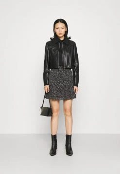 MICHAEL Michael Kors Damen CHEETAH MINI SKIRT - Minirock - Malachitegry -Michael Kors Verkäufe 844512017b364792842c2e8089e117df