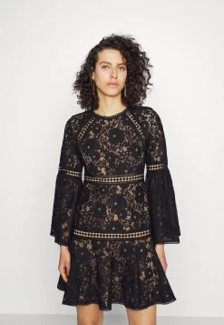 MICHAEL Michael Kors Damen BELL MINI DRESS - Cocktailkleid/festliches Kleid - Black