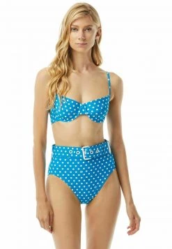 MICHAEL Michael Kors Damen DOT HIGH WAIST - Bikini-Hose - Cyan Blue 6 MICHAEL Michael Kors Damen DOT HIGH WAIST - Bikini-Hose - Cyan Blue -Michael Kors Verkäufe 86168860cd1f483d9c24e7165cd9cf1f