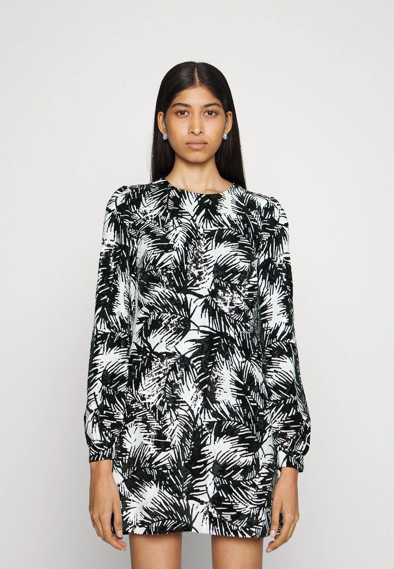 MICHAEL Michael Kors Damen PALM SEQUIN DRESS - Cocktailkleid/festliches Kleid - Black 3 MICHAEL Michael Kors Damen PALM SEQUIN DRESS - Cocktailkleid/festliches Kleid - Black