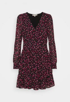 MICHAEL Michael Kors Damen FLORAL PRINTED MINI DRESS - Freizeitkleid - Berry -Michael Kors Verkäufe 8c098540cbed48c59d2b0a3efc70391c
