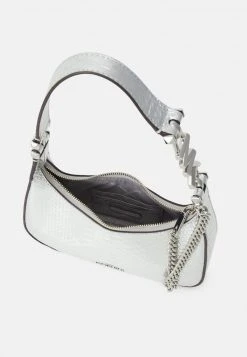MICHAEL Michael Kors Damen PIPER SM POUCHETTE - Handtasche - Silver-coloured -Michael Kors Verkäufe 8c103e2692a546eb833816a7946bc340