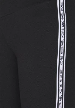 MICHAEL Michael Kors Damen STRIPE TAPE - Leggings - Hosen - Black -Michael Kors Verkäufe 8cb4718be857475e97193b578c3f951b