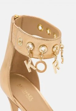 MICHAEL Michael Kors Damen KELLI - High Heel Sandalette - Gold -Michael Kors Verkäufe 8e51985a8b33436987ab7c3d81f57e6d