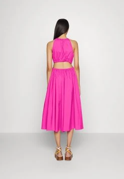 MICHAEL Michael Kors Damen HALTER MIDI DRESS - Freizeitkleid - Cerise 10 MICHAEL Michael Kors Damen HALTER MIDI DRESS - Freizeitkleid - Cerise -Michael Kors Verkäufe 8ecb2916c80f4db5a2357c967911e183