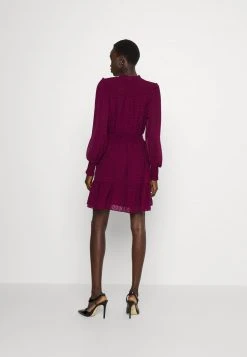 MICHAEL Michael Kors Damen CLIP SMOCKED DRESS - Freizeitkleid - Dark Ruby 12 MICHAEL Michael Kors Damen CLIP SMOCKED DRESS - Freizeitkleid - Dark Ruby -Michael Kors Verkäufe 906550ca447b460286a4ab186d830d28