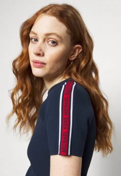 MICHAEL Michael Kors Damen LOGO TAPE - T-Shirt Print - Midnightblue -Michael Kors Verkäufe 91cad32fe70f4fb9ac66f34af43408a7